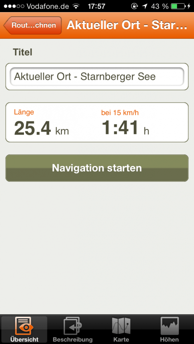 Die Navi App fürs Fahrrad Naviki